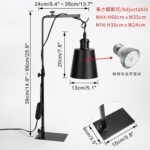 Free Standing Plant Grow Indoor Gardening Red & Blue Lighting Adjusted Height 15Ft Timer Cord Black