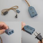 Customizable Plug Outlet Power Wire Extension Cord Vintage Lighting Accessory Part DIY Project